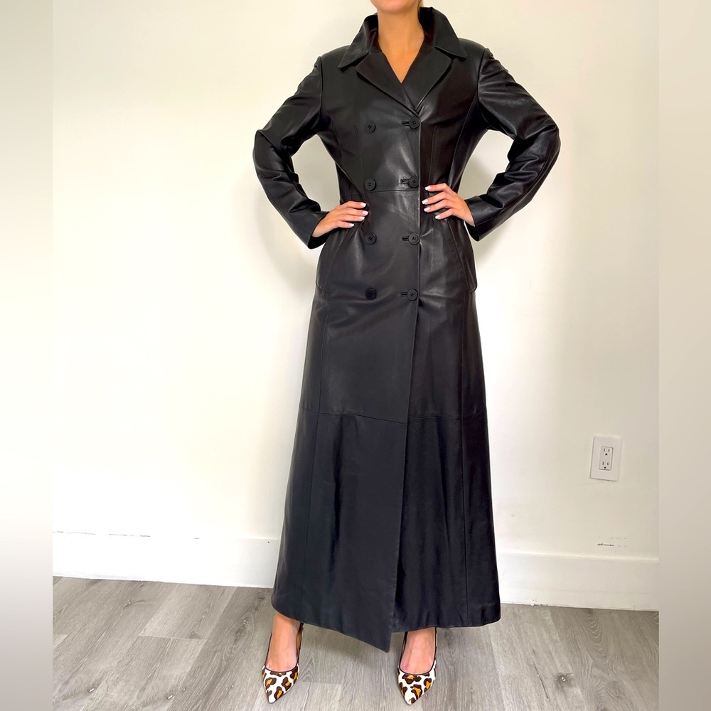 Trench coat Genuine leather ARMANI  full length